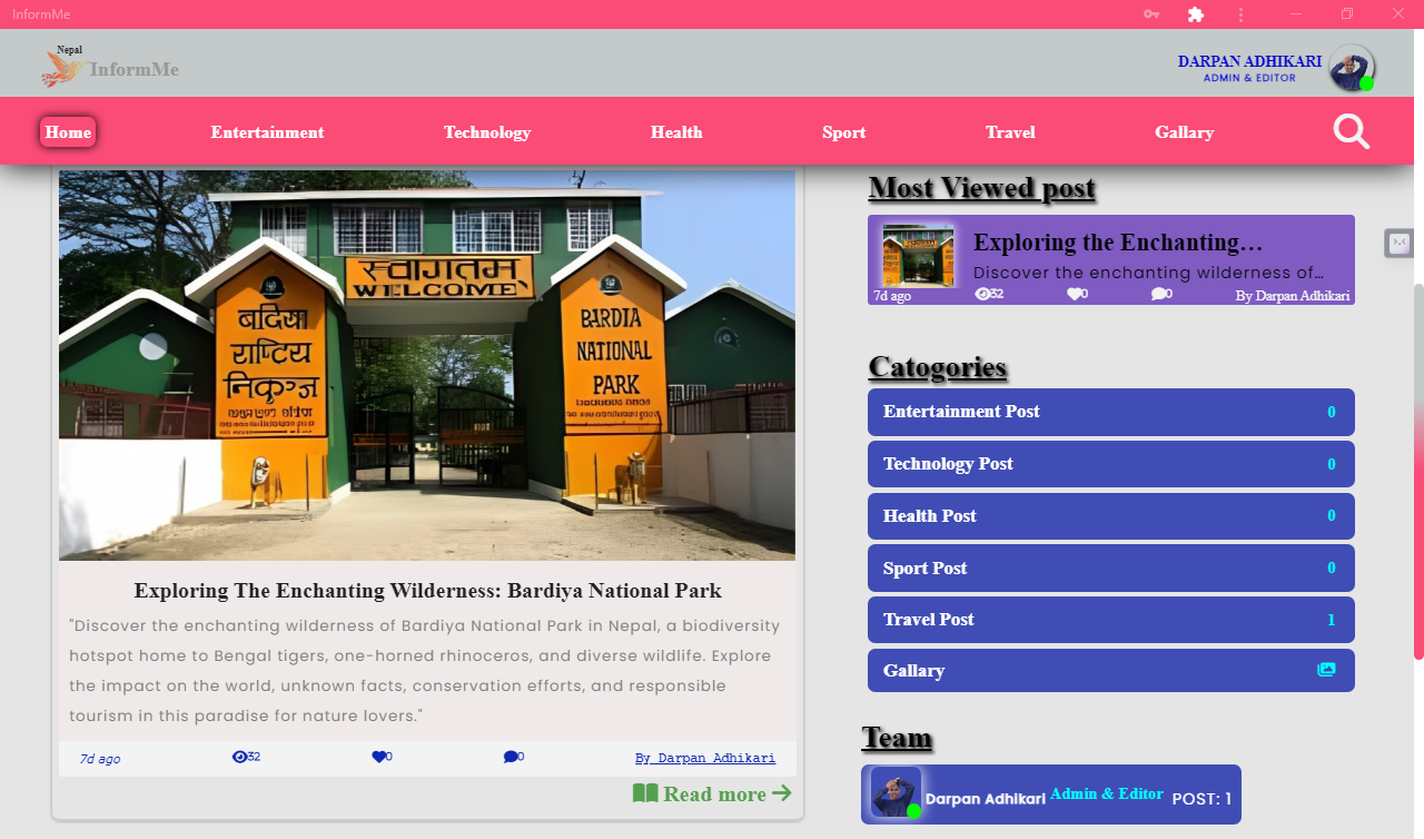 E-commerce website